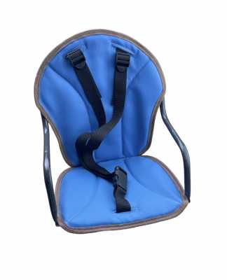 Седло детское на раму Comfort металл голубой